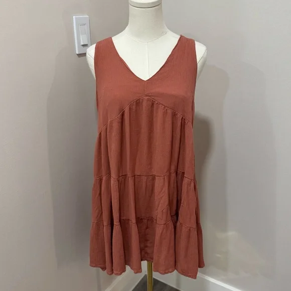 JAPNA burnt orange dress size‎ Large - Picture 2 of 5